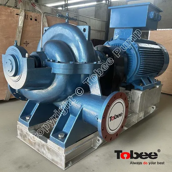 315kw Elextric Motor Driven Double Suction Split Case Pump for Cooling Water Circulation